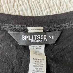 Splits59 Black Racerback Toni Tank Top NWT
